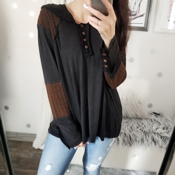 Last1️⃣ Vintage Wash Super Soft Hoodie Top Slouchy Oversized Spring Pullover - Picture 2 of 10